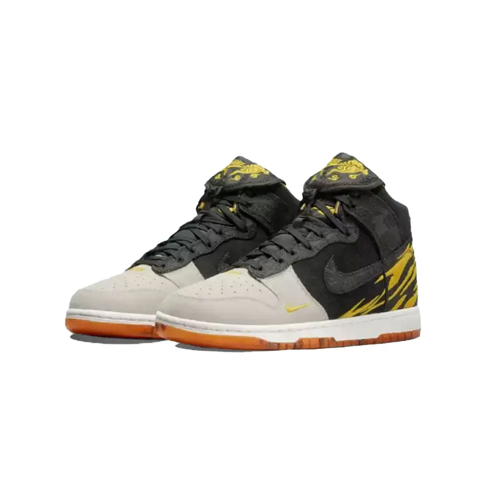 Nike Dunk Retro Premium „God of Wealth“ Unisex-Sneaker, einzigartiges Design, bequem, gepolstert, langlebig, Freizeitschuhe DQ4978-001