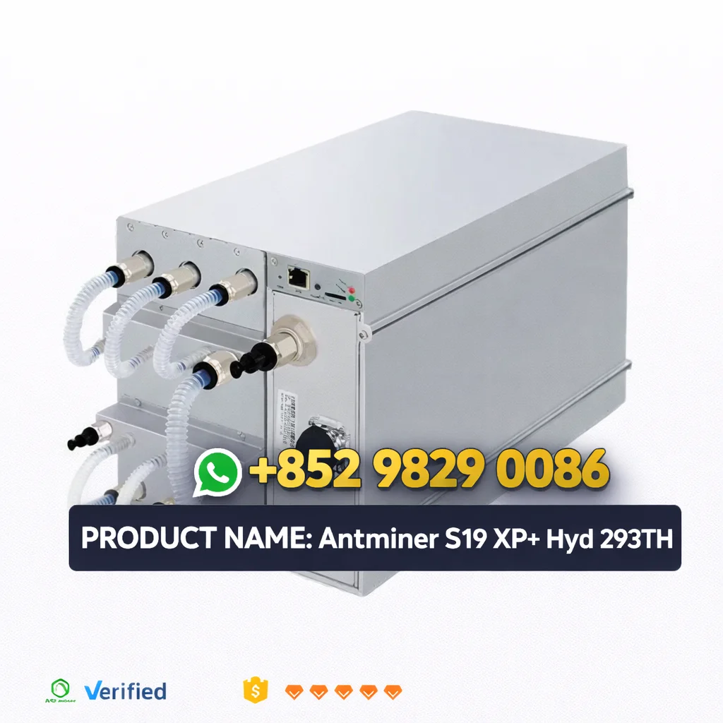 KAK Antminer S19 XP+ Hyd 293TH s 5567 W Bitcoin Miner Effizienter SHA 256 ASIC Miner von Bitmain Image