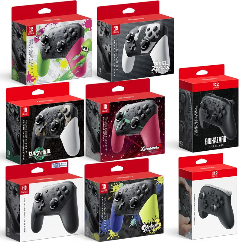 Nintendo Switch Xenoblade2 Splatoon2 Resident Evil Requiem Edition Kabelloser Bluetooth-Controller, Asiatische Version, Professioneller Spiele-Controller Image