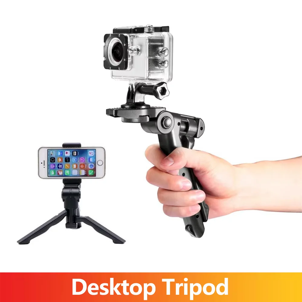 Desktop-Stativ Handheld-Selfie-Stick für GoPro Hero 13 12 11 10 9 SJCAM Insta360 X5 X4 AKASO DJI Osmo Action-Kamera Zubehör Image