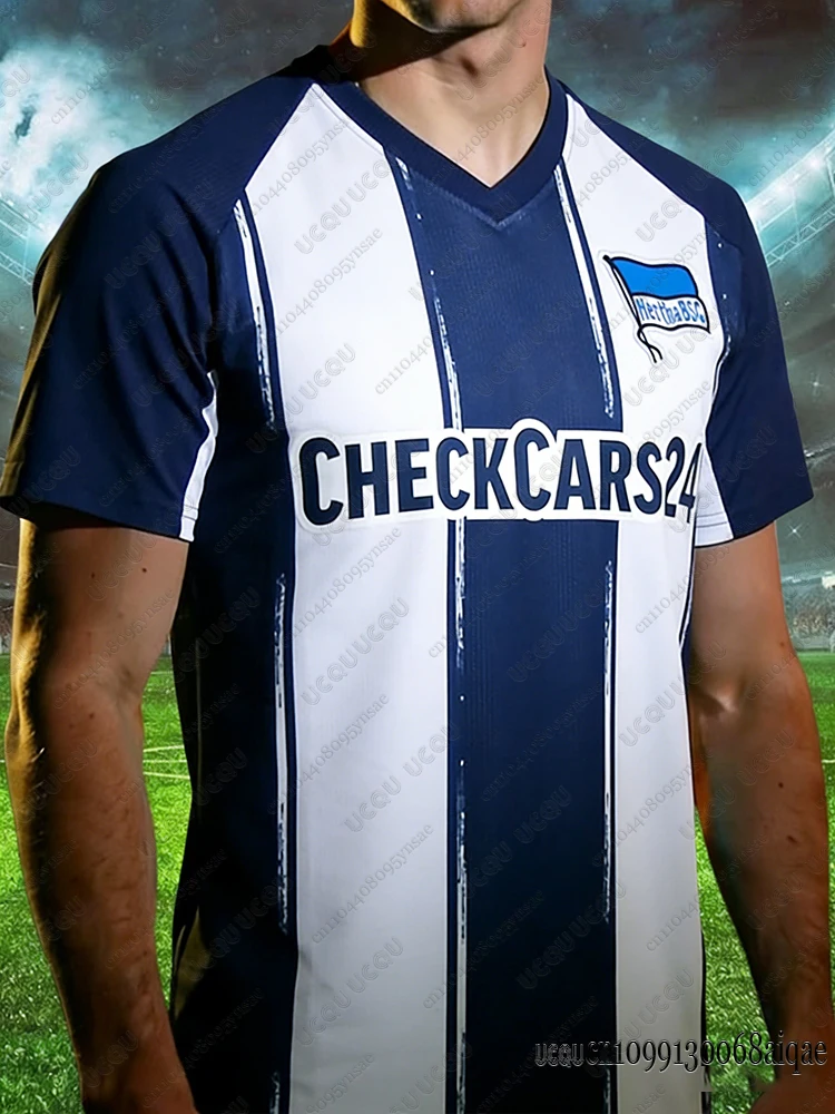 Maillot de football Hertha BSC Allemagne 2025-26 – Collection Homme, Femme, Enfant – Maillots d'entraînement domicile et extérieur – Nouveauté promotionnelle