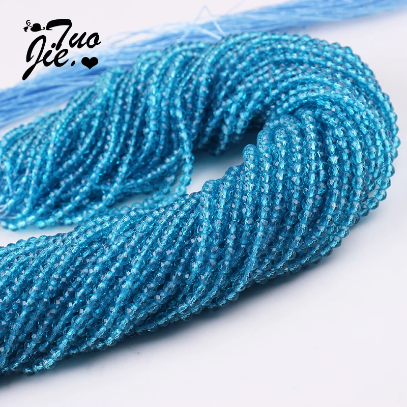 3mm Günstige Hydro-Kristallperlen Lose Kleine Facettierte Glasperlen für Schmuckherstellung DIY-Zubehör 5 Stränge/Set Image