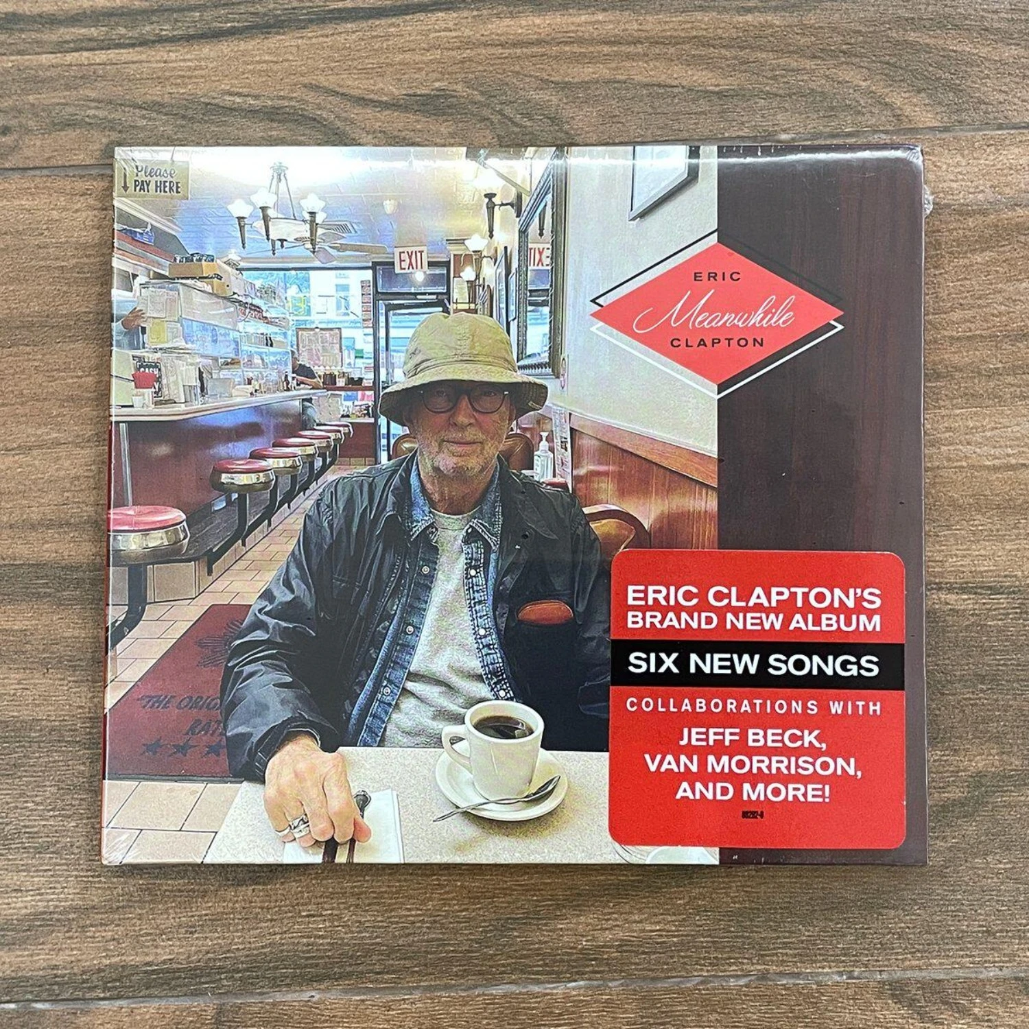 Seltenes, versiegeltes Eric Clapton Meanwhile Blues Rock Classic Rock Audio-CD mit Jeff Beck und Van Morrison Kollaborationen – Sammlerstück