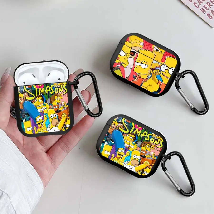 Hülle für Airpods Pro3 3 1 Pro 2 Pro2 4 Kopfhörerhüllen Cover Homer Cute Simpsons Image