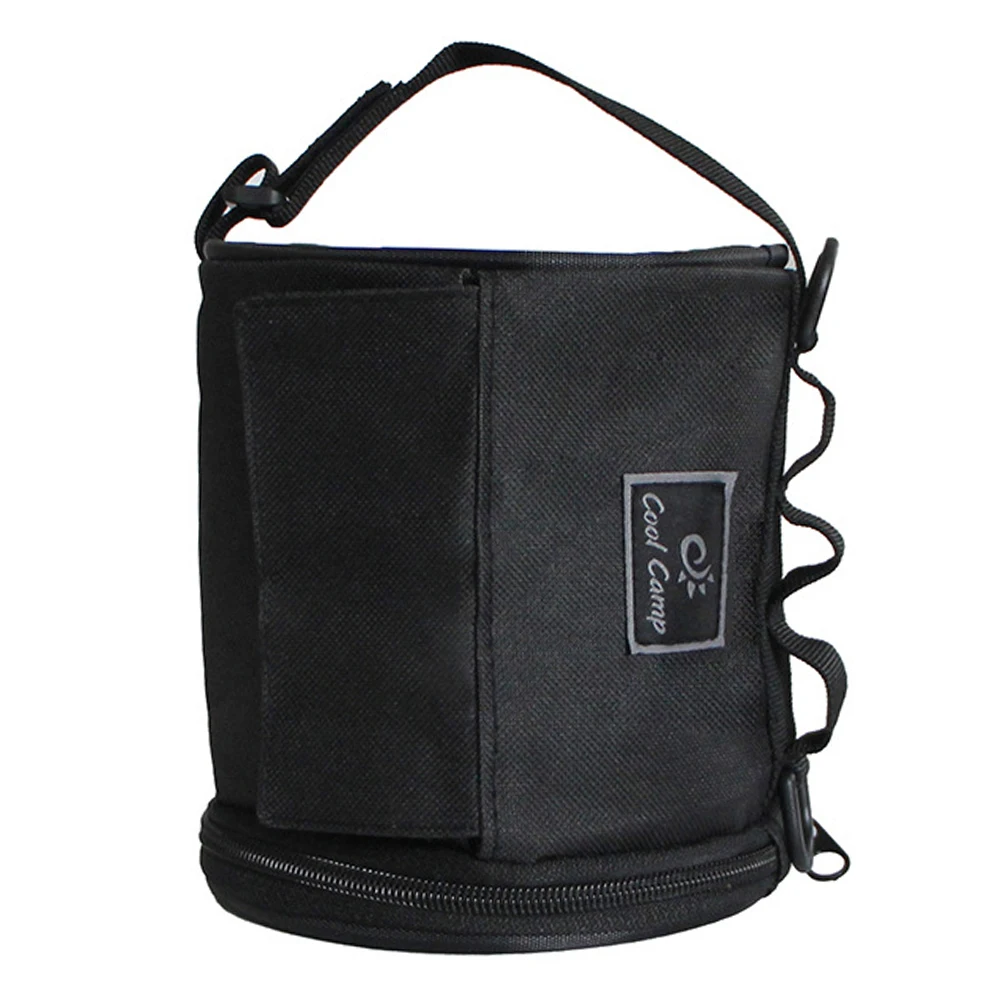 Tragbare Outdoor-Camping-Taschentuchbox mit Haken, Rollenpapier-Aufbewahrungstasche, hängender Serviettenhalter für Outdoor-Camping und Wandern Image