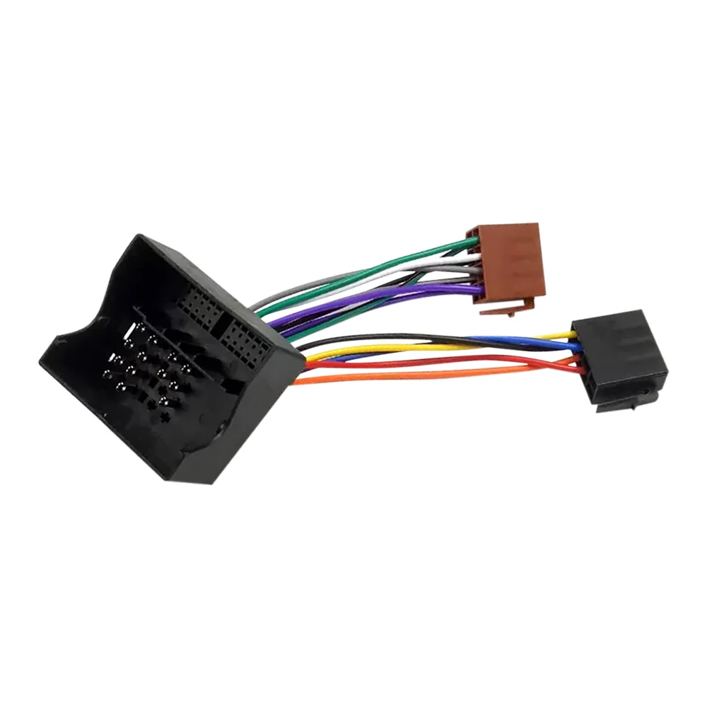 Auto-Stereo-Audio ISO-Verkabelungsadapter für ISO-Autoradios, Kompatibel mit Volkswagen, Audi und Skoda Image