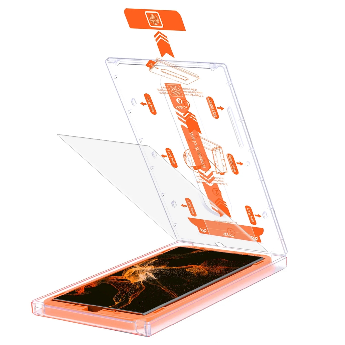 4x 9H Panzerglas für Samsung Galaxy S24 Plus HD klar Montagehilfe Displayschutz Schutzglas Schutzfolie Tempered Glass Screen-Protector Image