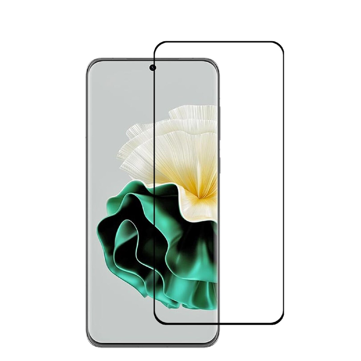 4x 9H Panzerglas für Huawei P60 Pro FULL COVER Displayschutz Schutzglas Hartglas Schutzfolie HD KLAR Image
