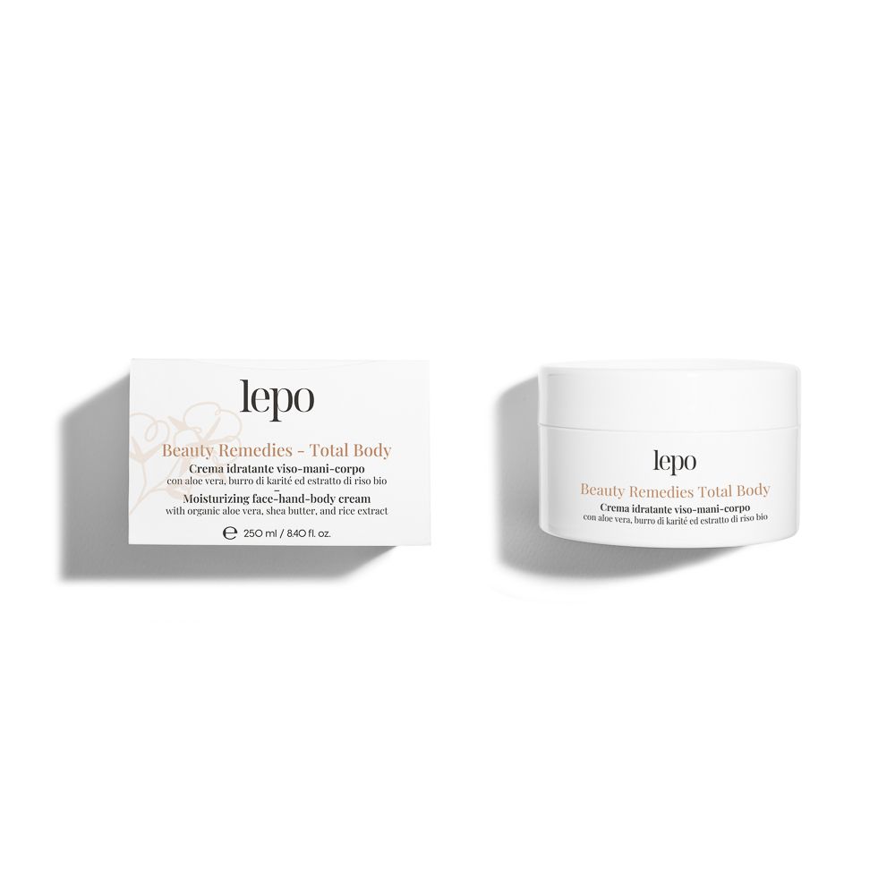 LEPO Beauty Remedies Total Body Crema idratante viso-mani-corpo 250 ml