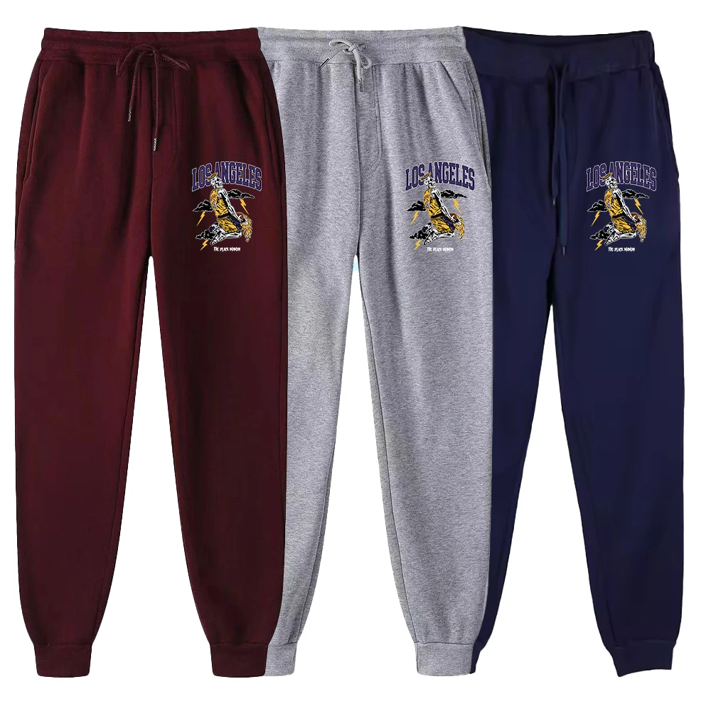 Pantalons imprimés pour hommes, pantalons de course pour hommes et femmes automne/hiver, vêtements de sport et pantalons décontractés, vêtements de sport et de fitness