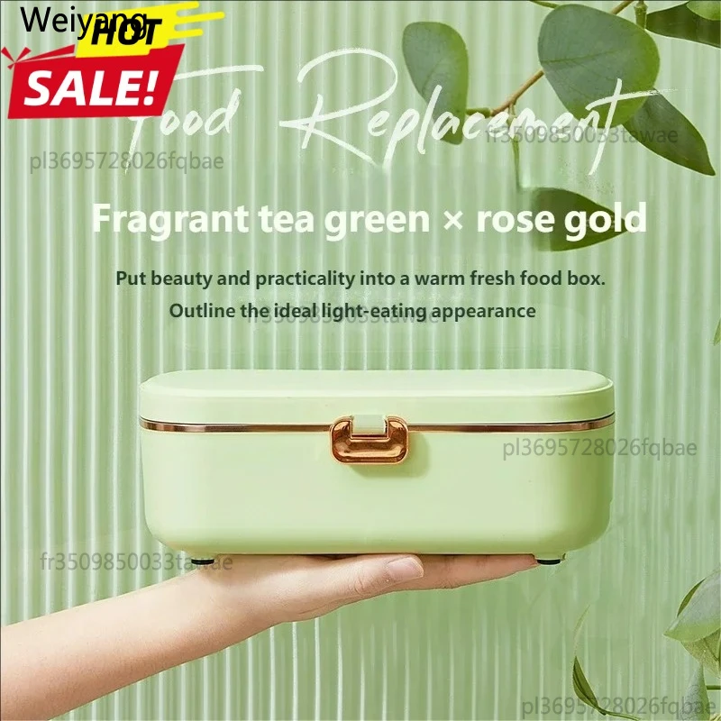 Boîte à lunch électrique portable, chauffe-plat sans eau, boîte bento en acier inoxydable, chauffe-plat de bureau, chauffe-plat électrique