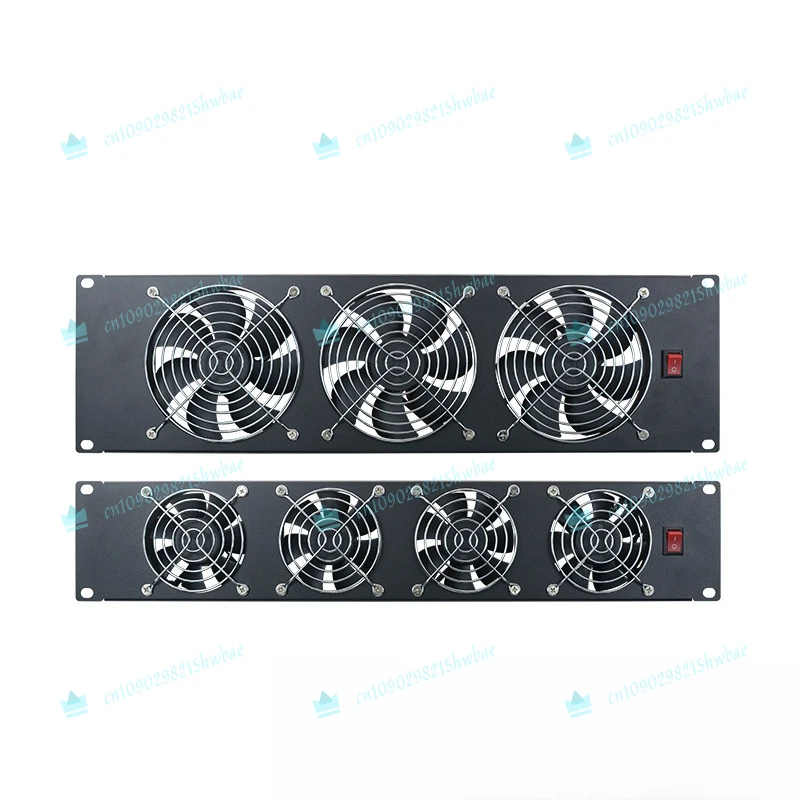 19 Zoll Server-Rack-Montage 3U 220V Hochleistungs-Abluftventilator-Panel mit Blitzschutz Image