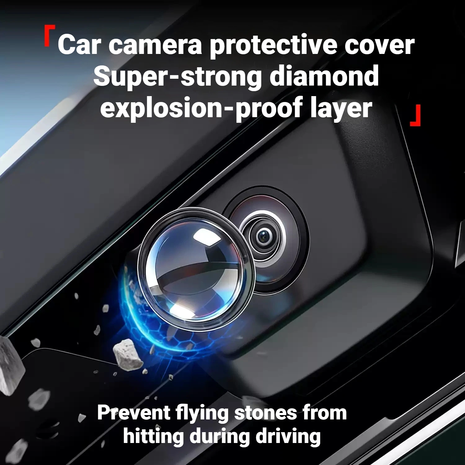 Geeignet für JAC-Fahrzeuge, 360-Grad-Objektivabdeckung, Objektivblende, wasserdicht und staubdicht, Auto-Modifikationszubehör-Set Image