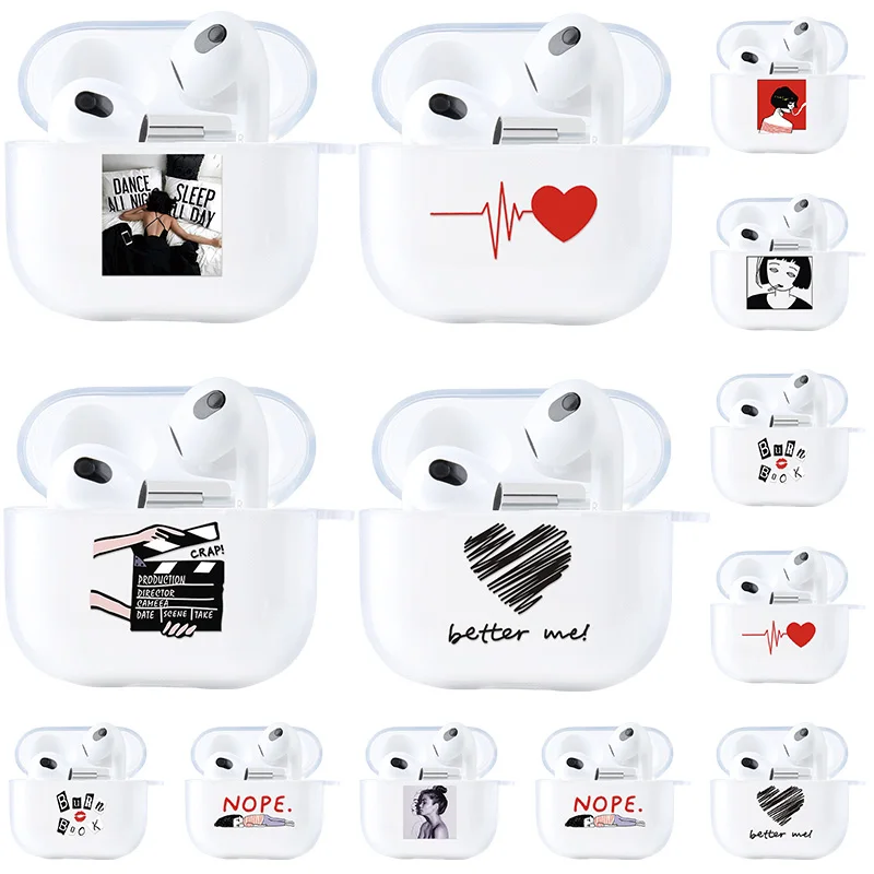 Capa Für Airpods Pro 2 Fall Airpods Pro Fall Für Airpods 4 3 2 1 Klare Kopfhörer Abdeckung Air Pod 4 drahtlose Bluetooth Weiche Stoßstangen Image