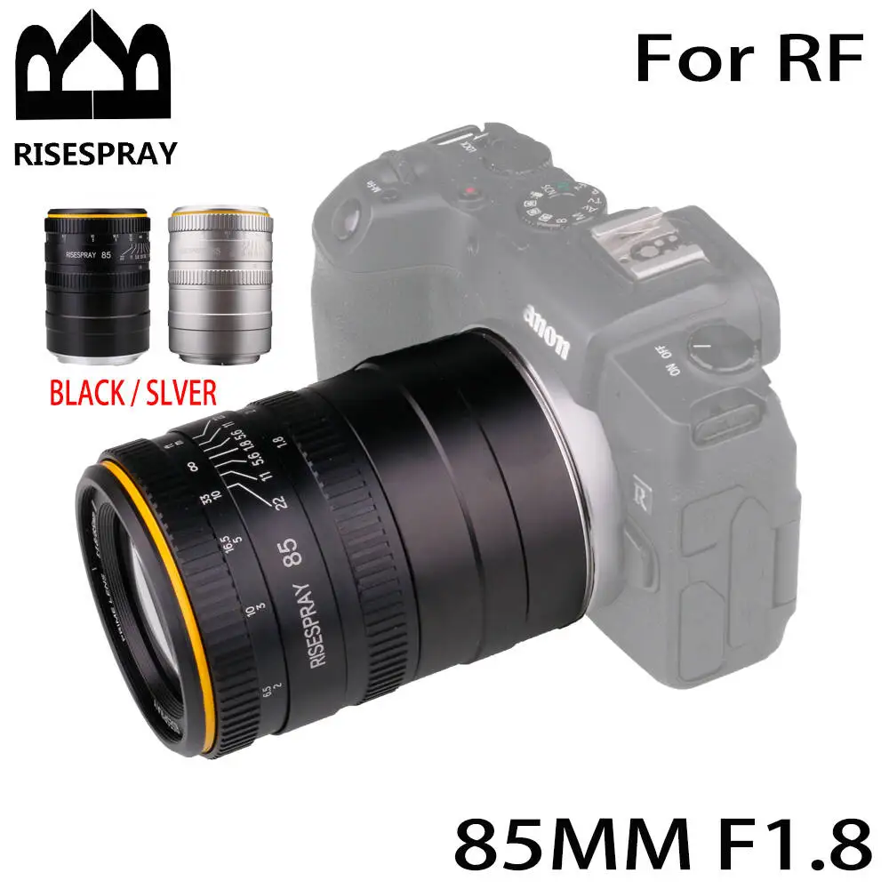 Neue Version 85mm F1.8 Medium Teleobjektiv für Canon R8 R10 R50 R5 R5C R6 R Ra RP Mark II R7 R100 Canon RF Mount Kamera Image