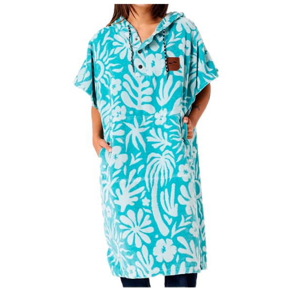 Slowtide - Sunny Poncho - Surf Poncho Gr S/M türkis