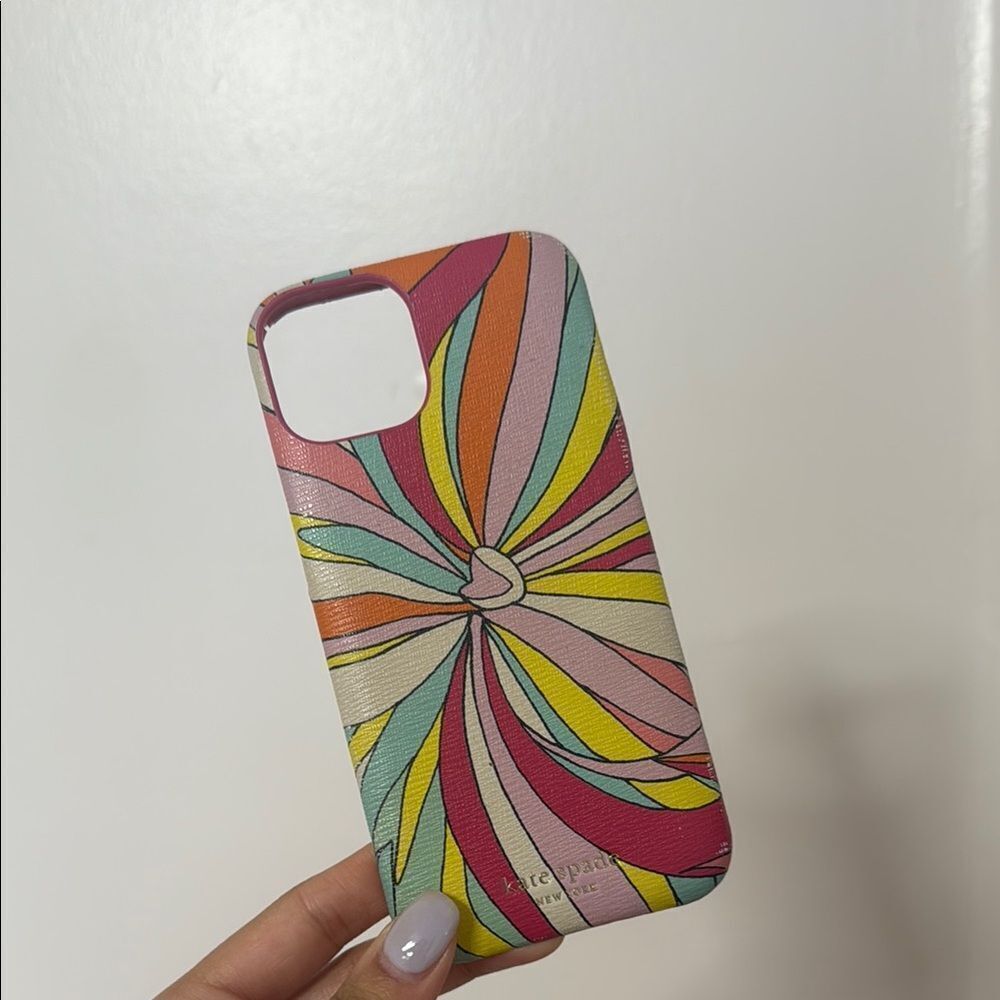 Kate Spade Cell Phones & Accessories | Colorful Patterned Phone Case | Color: Pink/Yellow | Size: Iphone 16r Phone Case
