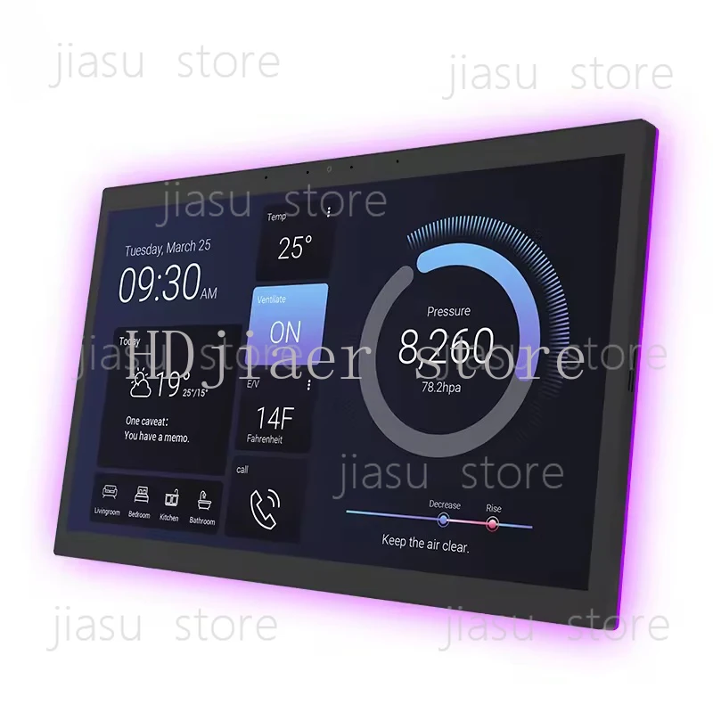 Wandmontiertes Smart Home Bedienfeld 9,7/10,1/15,6 Zoll POE Relais Android Touchscreen-Tablet Image