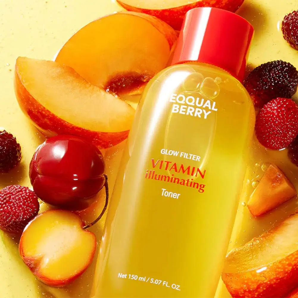 EQUAL BERRY Vitamin Aufhellender Toner Glow-Boosting Gesichtslotion Feuchtigkeitsspendende Erfrischende Porenpflege Koreanische Hautpflege Image