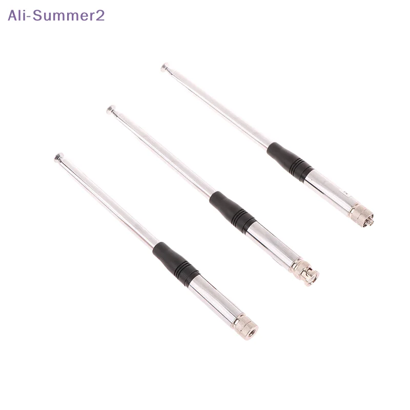 【Summer2】27 MHz CB-Antenne mit hoher Verstärkung, einziehbar, für Walkie-Talkie, tragbares Radio, Teleskop-SMA-Buchse, SMA-Stecker, BNC-Anschluss Image