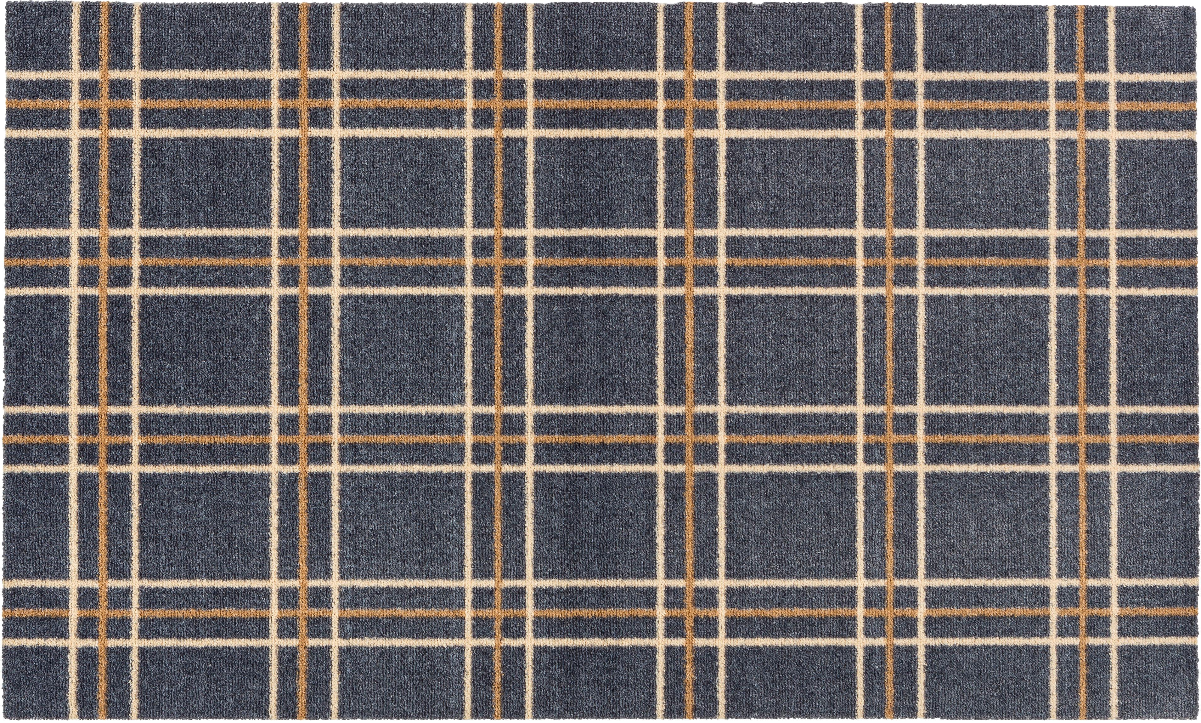 Fußmatte ASTRA "Miabella 1669" Gr. 16, grau, B:66cm H:7mm L:110cm, Kunstfaser, Teppiche, Fußmatte, Schmutzfangmatte, waschbar, In -und Outdoor geeignet Image