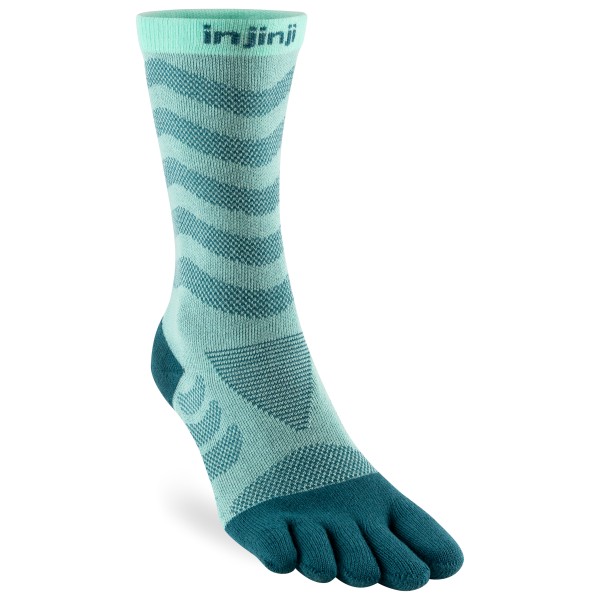 Injinji - Women's Run Technical Crew - Laufsocken 40,5-44,5 | EU 40,5-44,5 türkis