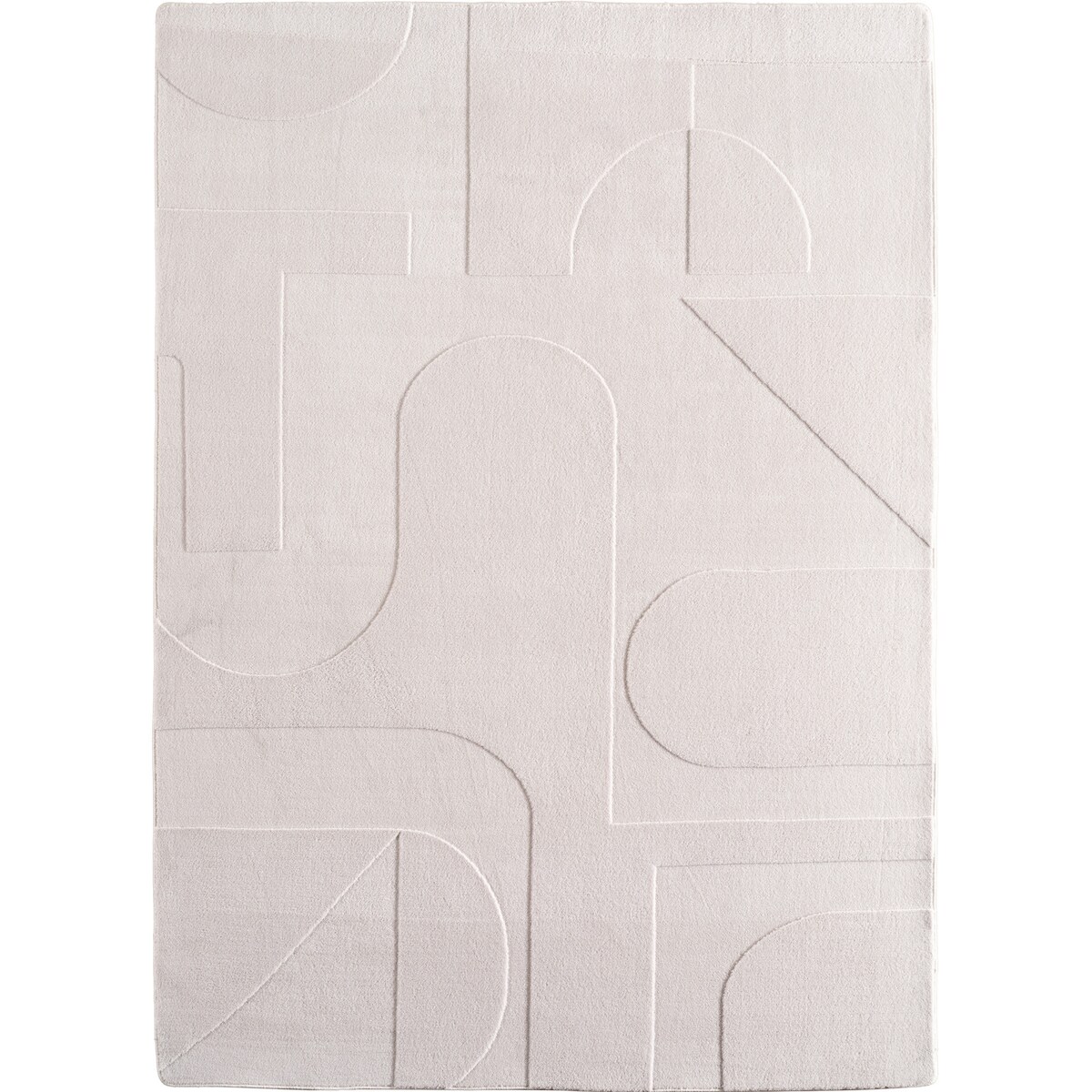 Teppich Schlafzimmer Skandinavisch Elegant Waschbar Wohnzimmer Esszimmer Pflegeleicht Creme 80x150 cm OEKO-TEX – LAVAREDO von Kadima Design Image
