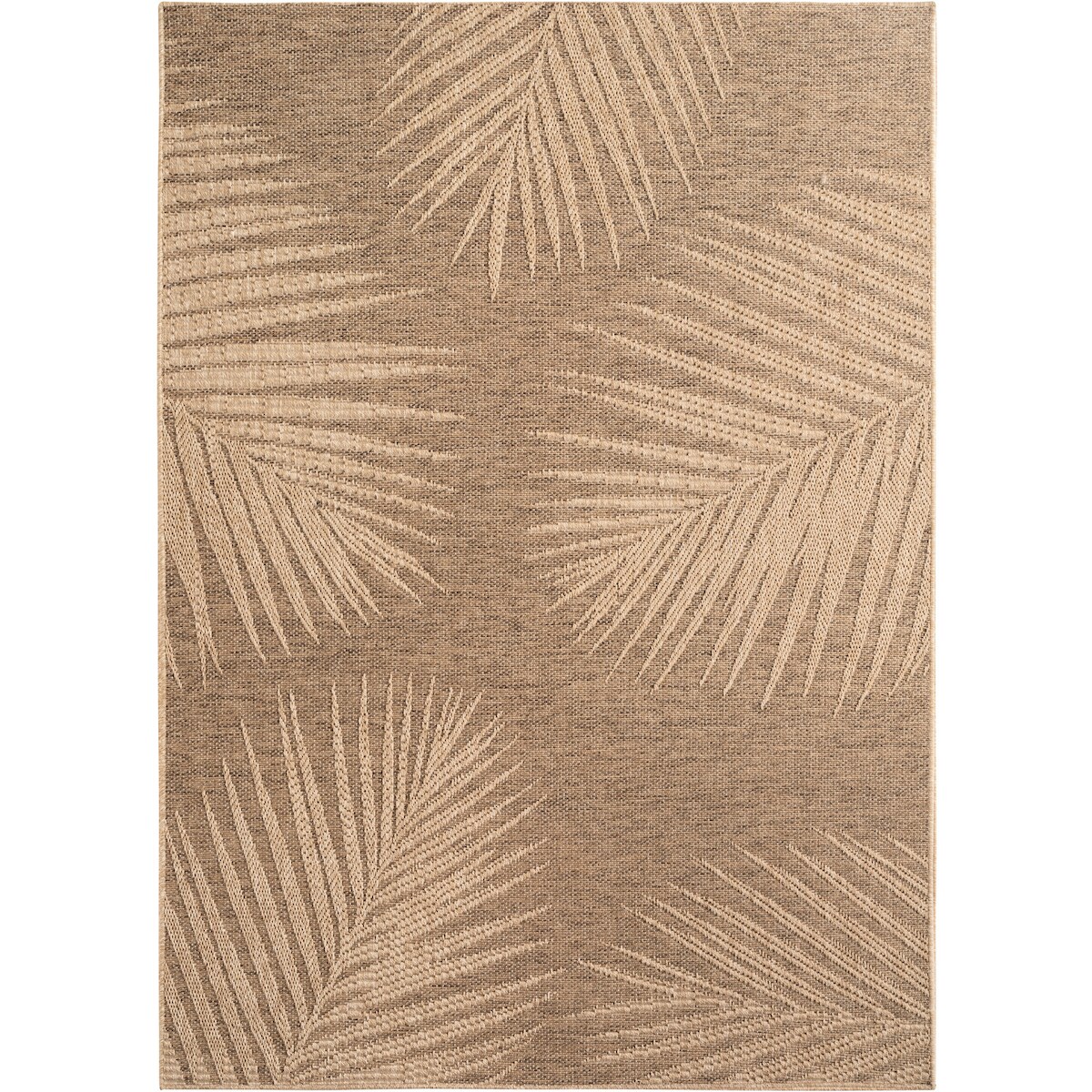 Küchenteppich Naturlook Robust Waschbar Strapazierfähig Terrasse Garten Braun 280x370 cm OEKO-TEX Gekettelt – ARLBERG von Kadima Design Image