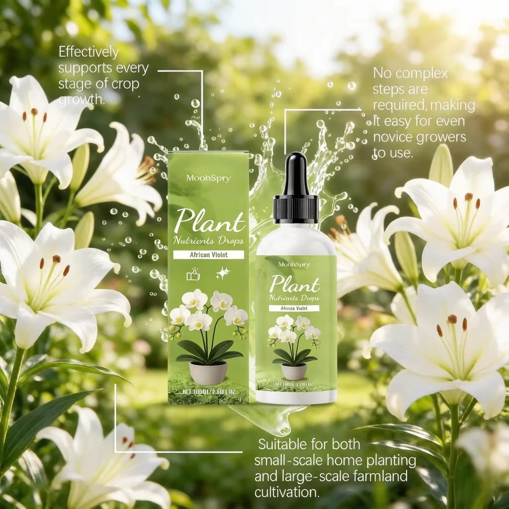 Neuer Typ Liliendünger, Flüssignährstoff-Tropfer für Wasserpflanzen, Zimmerpflanzendünger, Wurzelnährstoff-Ergänzung Image