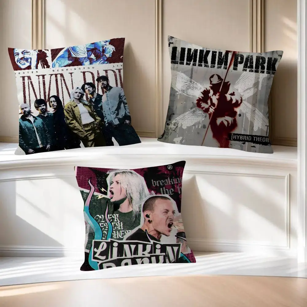 Band L-Linkin From Logo P-Park Personalisierter Kissenbezug Schlafzimmer Kinder Party Dekoration Kissenhülle Geburtstag Kinder Geschenk