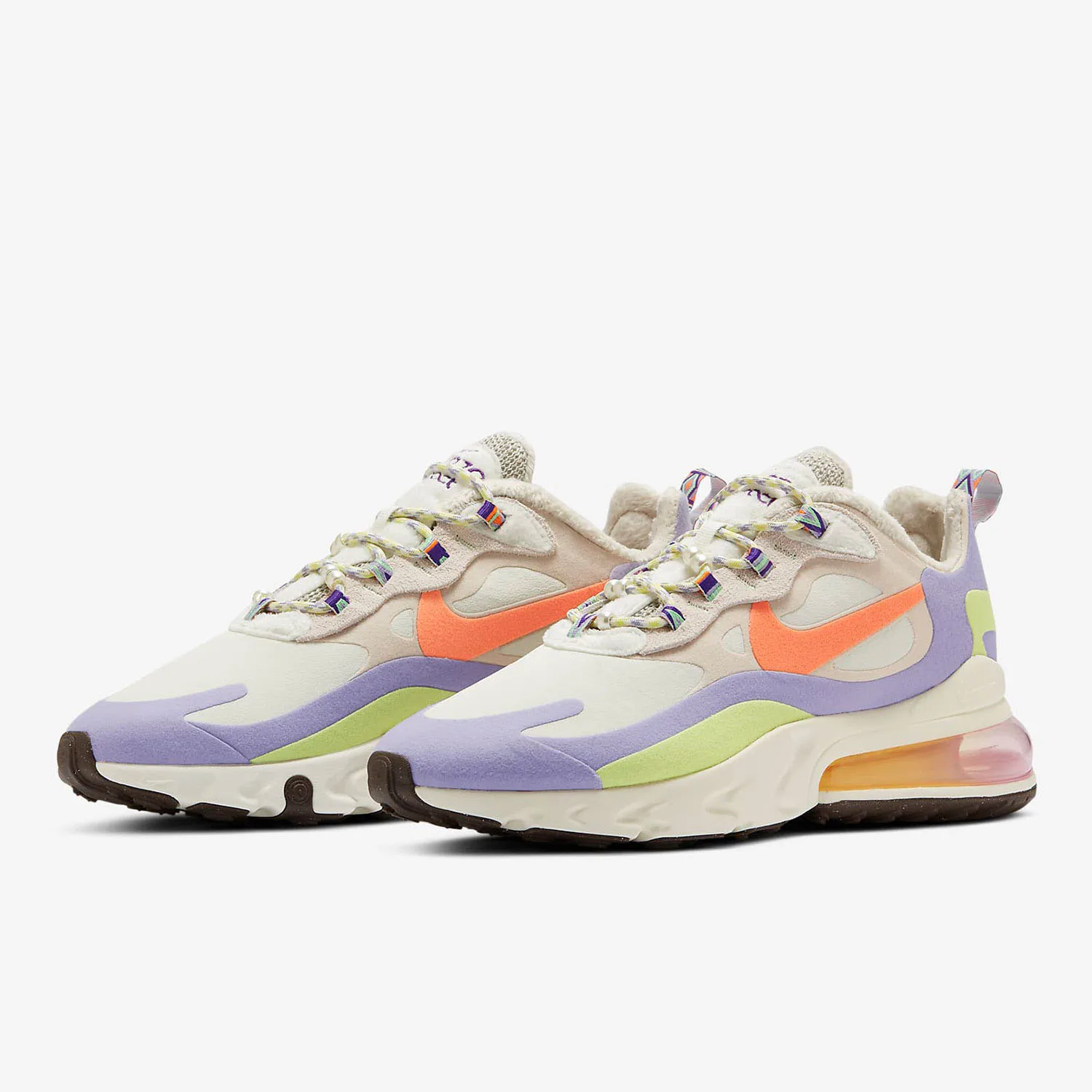 Nike Authentic Air Max 270 React Damen-Laufschuhe mit gepolsterter Air-Sohle DC3276-101 Image
