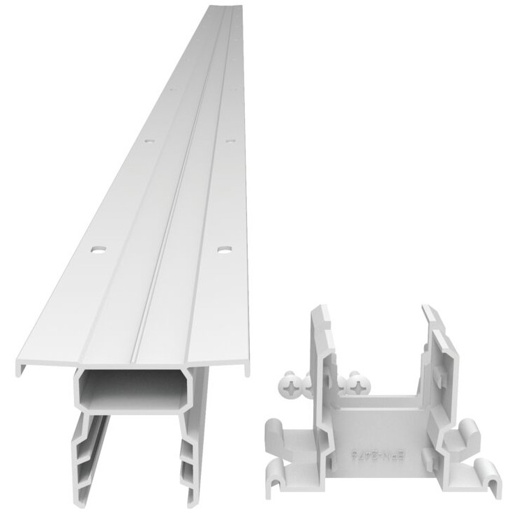 RDI Avalon Aluminum Top Rails 8 Foot - White - Oberon