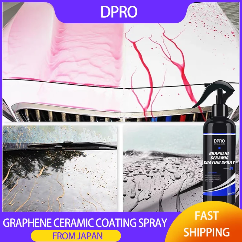 Dpro Graphen-Keramik-Autobeschichtungsspray Flüssigglas Wasserdichte Nano-Keramik-Hydrophobe Autopflege Autodetailing VM-01 Image