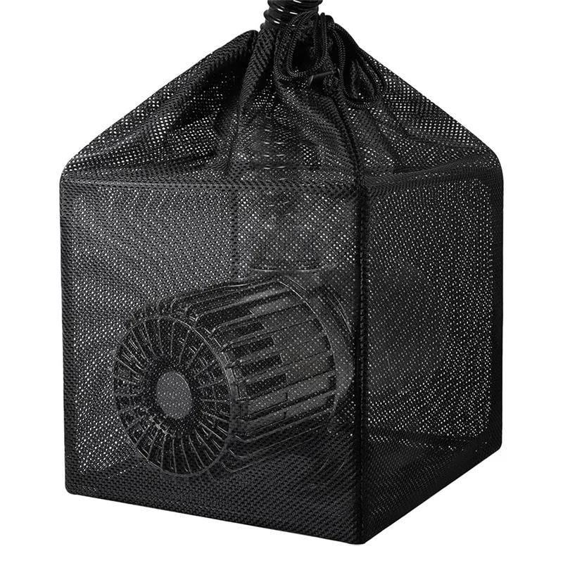 A27F-Cube Filterbox, schwarzer Medienbeutel, Pumpe, Anti-Verstopfungs-Netzbeutel, Teichfilterbeutel, Pumpenbarrierebeutel für Wasser, Fischteiche Image