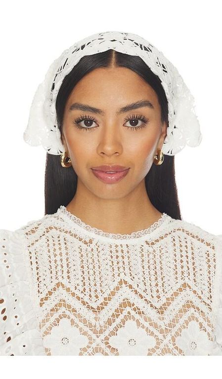 Cotton Crochet Bandana