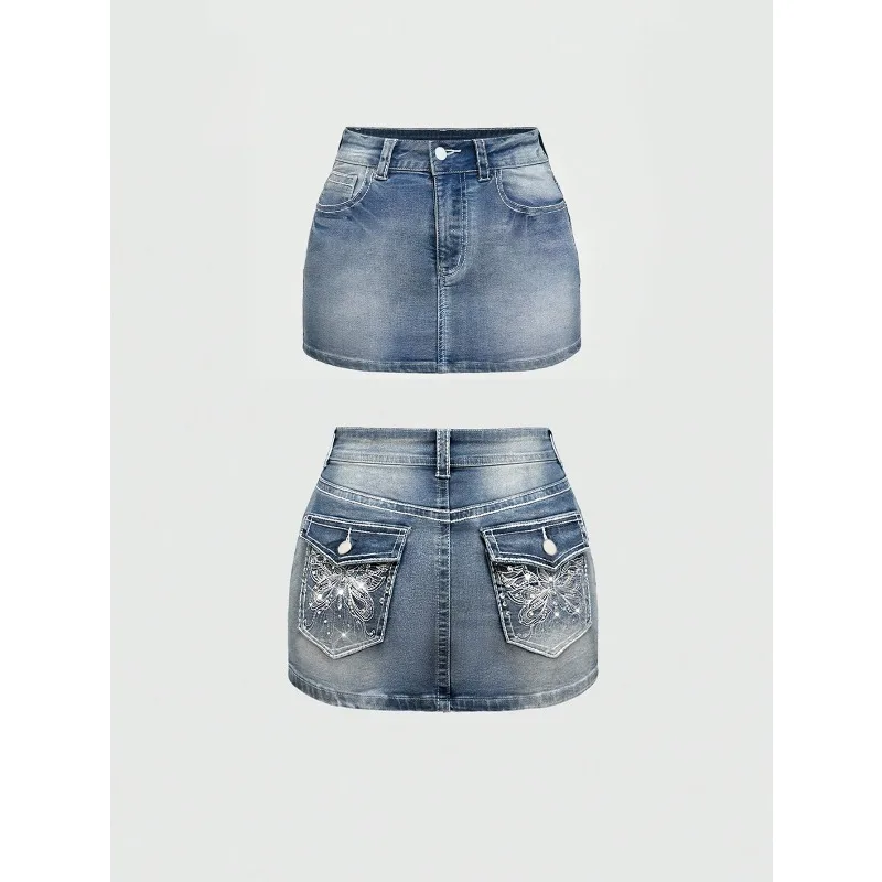 Sommer Neue Damen Koreanische Denim-Shorts Jeans Lässige Damen-Jeans mit Niedriger Taille Elastisch Schmal Geschnitten Hot Pants Sexy Blaue Hüftumschließende Jeans