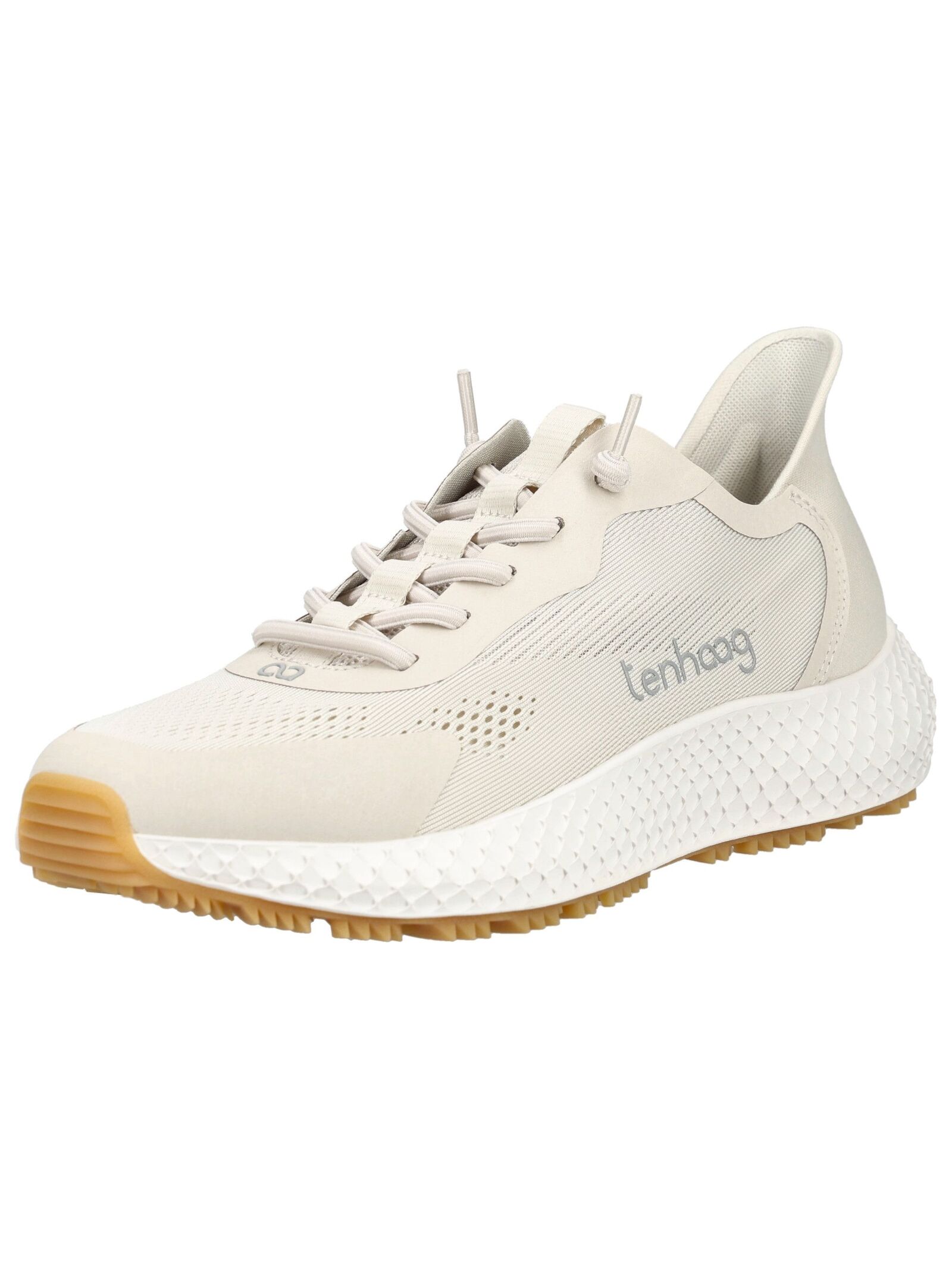 Sneaker TENHAAG "Tenhaag Sneaker Mesh", Damen, Gr. 41, beige, Textil, Schuhe Sneaker Image