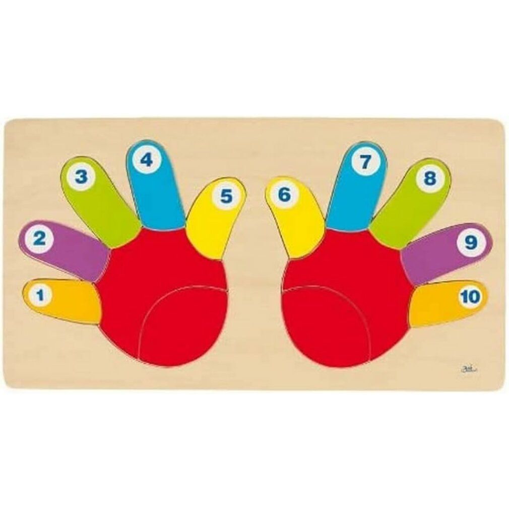 Puzzle di legno Goki, 14 pezzi. 1 St