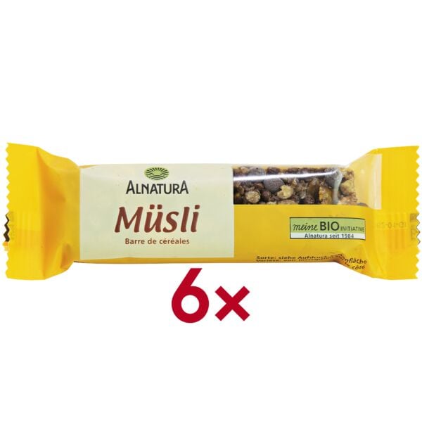 Alnatura Kurzes MHD: Bio Müsliriegel »Schoko« 6 Stück Image