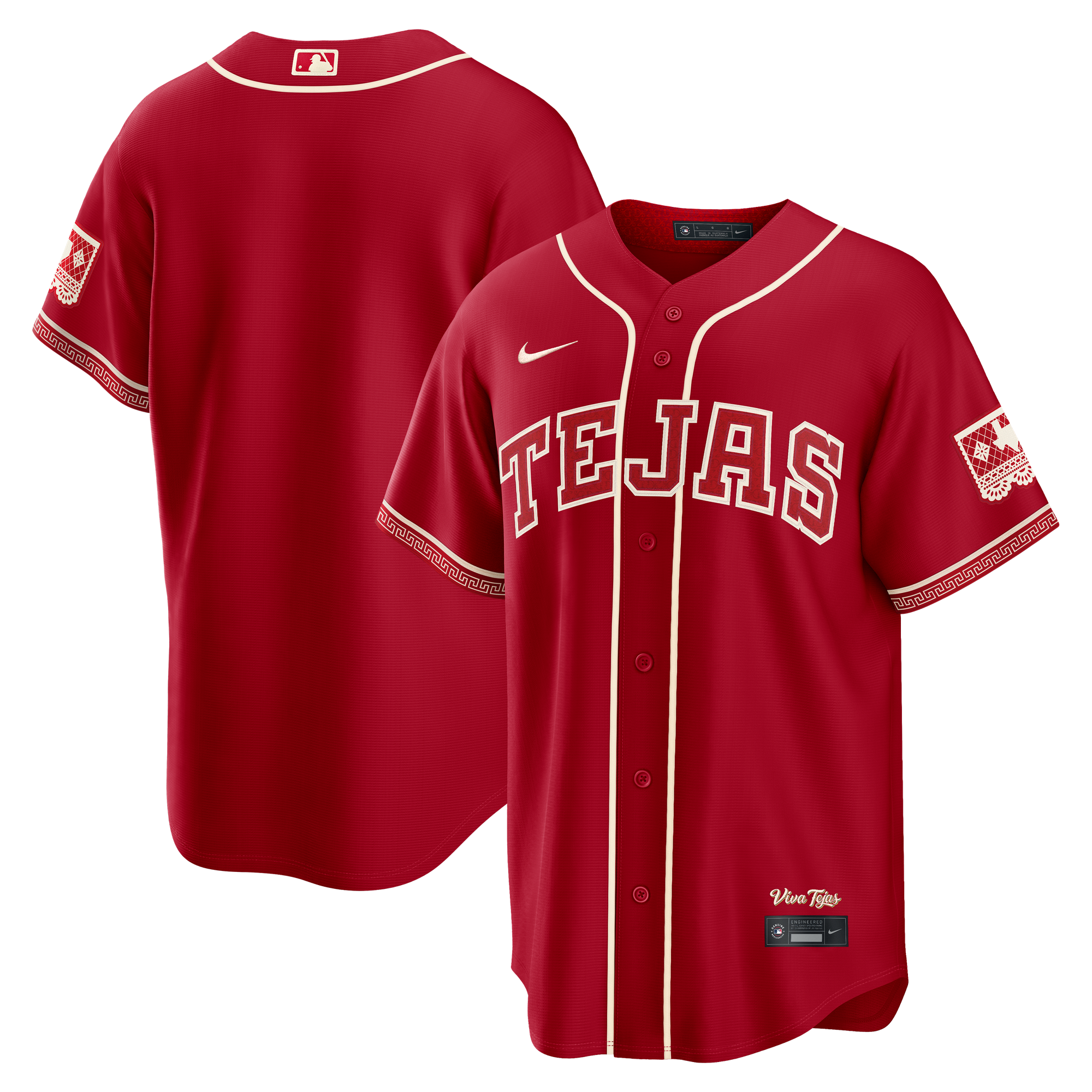 Texas Rangers Nike MLB City Connect Stadium Jersey – Herren
