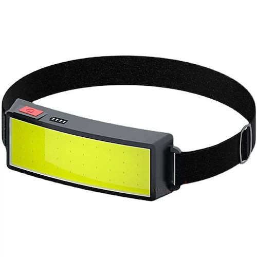 Tragbarer LED-Flutlicht-Stirnlampen-Scheinwerfer mit eingebautem wiederaufladbarem Lithium-Akku für den Außenbereich, superhelle LED-Stirnlampe für Camping und Angeln Image