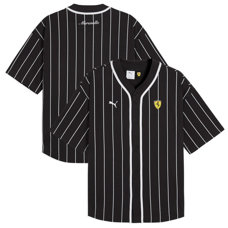 Maillot de baseball Scuderia Ferrari par Puma – Noir - unisexe Taille: XL