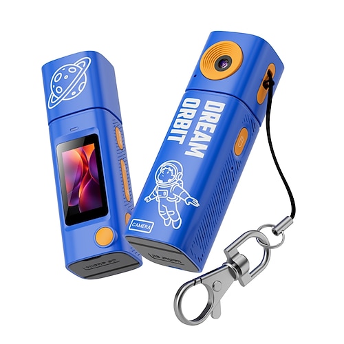 G10 Mini-Actionkamera für Kinder Teenager, 2K-HD-Videorecorder mit 230° drehbarem Objektiv TFT-LCD-Bildschirm, tragbare Taschen-Vlogging-Kamera, niedliche, kompakte Digitalkamera für Reisen,
