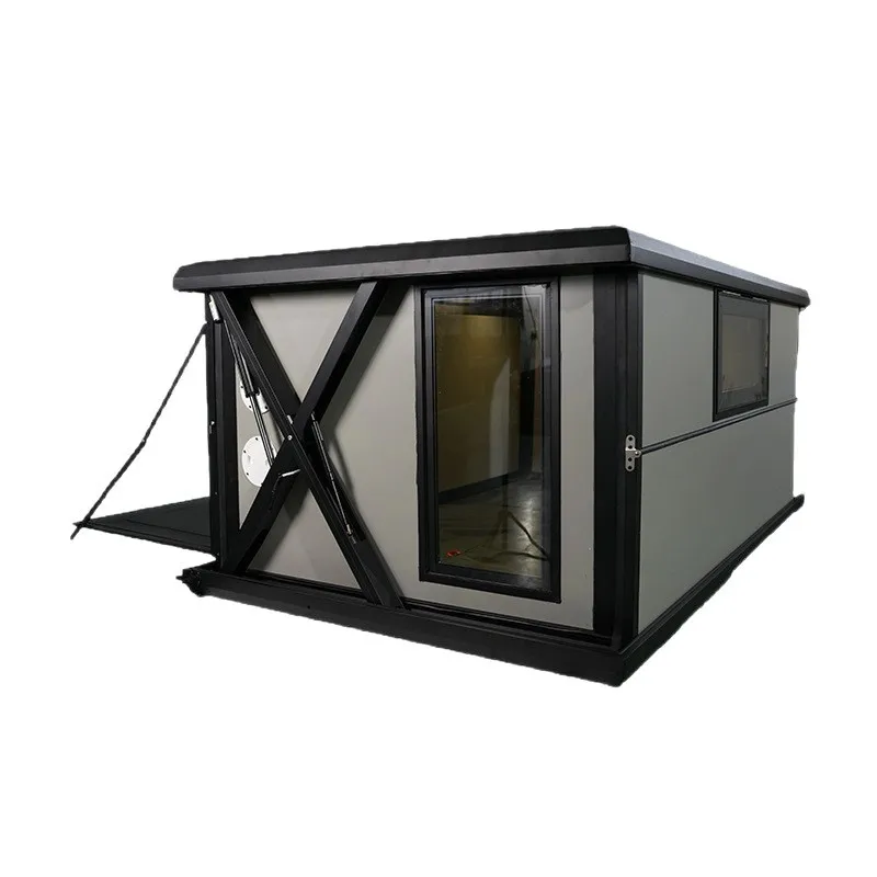 Tenda da tetto pieghevole automatica per campeggio all'aperto, con tetto rigido, in lega di alluminio, portatile.