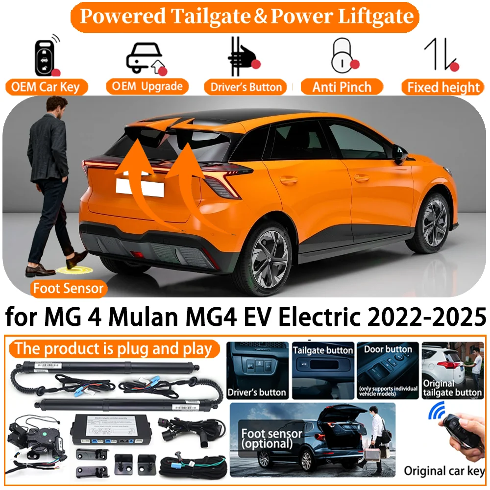 Sistema di Apertura Automatica del Portellone Posteriore per MG 4 Mulan MG4 EV Elettrica 2022-2025, Kit di Sollevamento Elettrico Automatico del Portellone