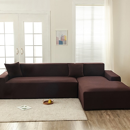 wasserdichter Waffelsofabezug, elastischer Sofaüberzug für 1-, 2-, 3- oder 4-Sitzer-Ecksofas im Wohnzimmer, Möbelschutz Image