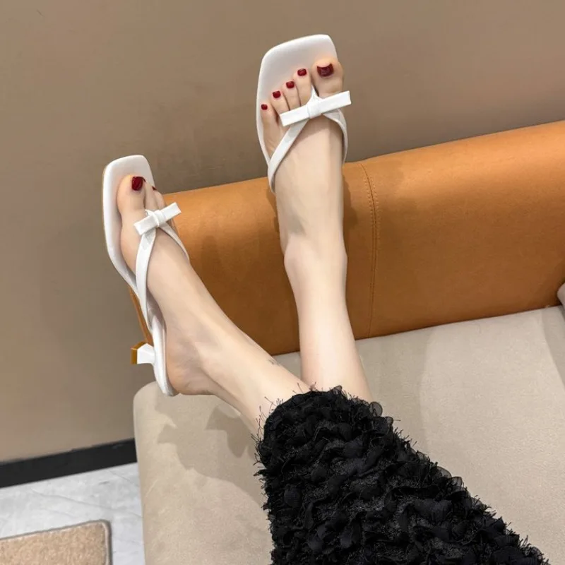 Große Größen Gummi-Flip-Flops Damen-Pantoffeln mit Absatz Hawaiianische High-Heel-Sandalen 2026 Sommer-Slides Damenschuhe