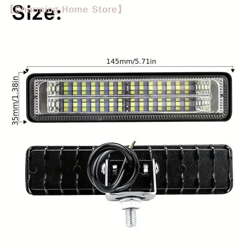 【M】Neue 28LED 84W Arbeitsleuchte 9-80V Flutlicht Fahrlicht Nebelscheinwerfer Offroad-LED-Arbeitsleuchte für Auto SUV 4WD LED-Strahler