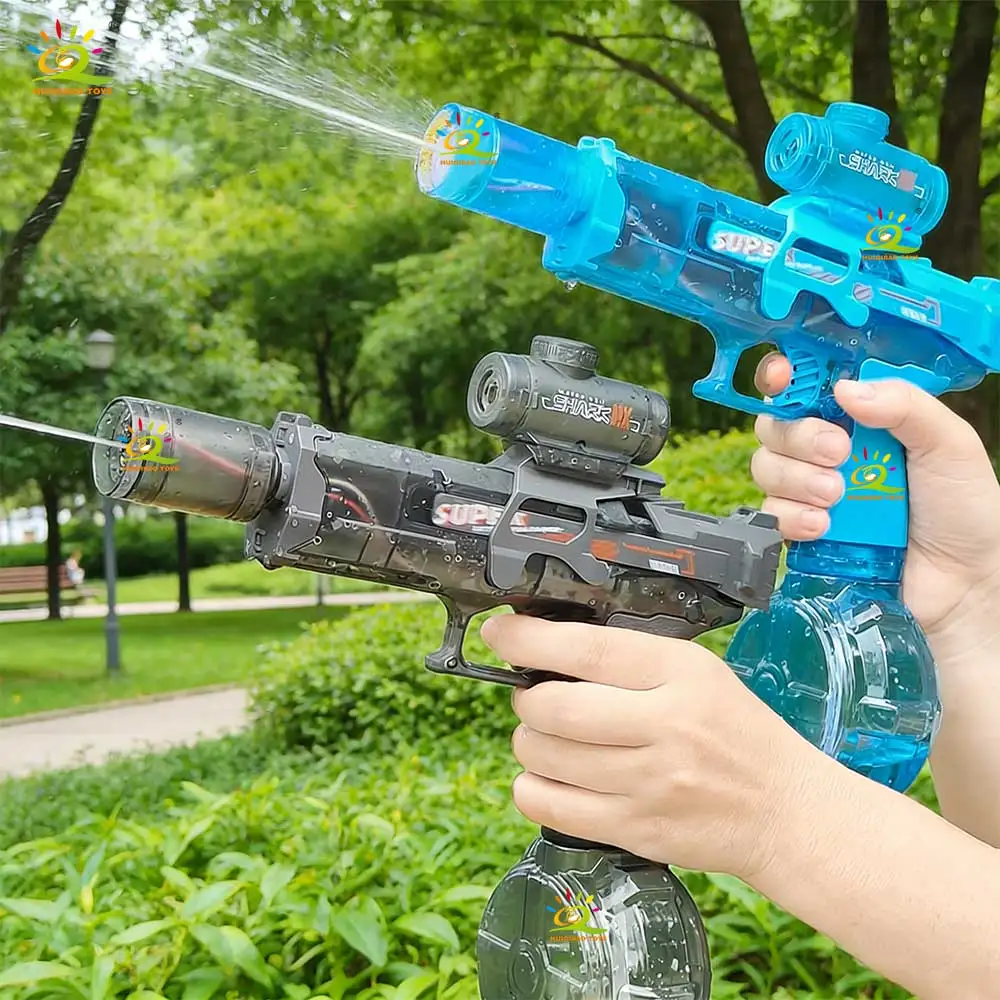 HUIQIBAO Sommer Automatische Elektrische Wasserpistole Puls-Wasserpistole Kampfspielzeug Wasser Outdoor Strand Schwimmbad Spielzeug für Erwachsene