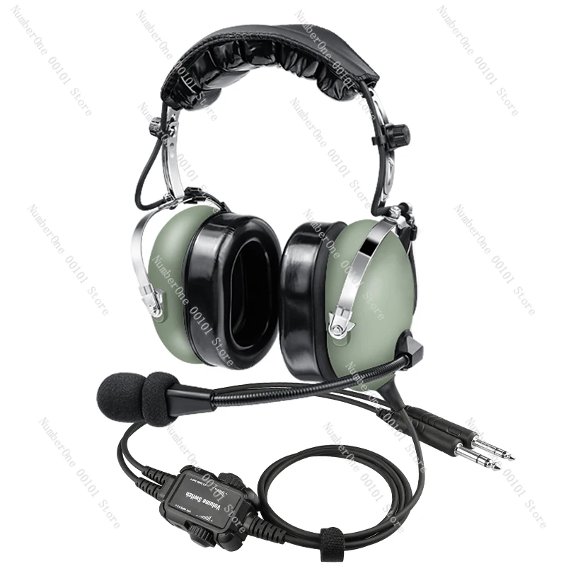 Fluggeräuschunterdrückendes Piloten-Headset – für Flugzeuge mit festen Flügeln wie Cessna 172 und Diamond Cirrus Image